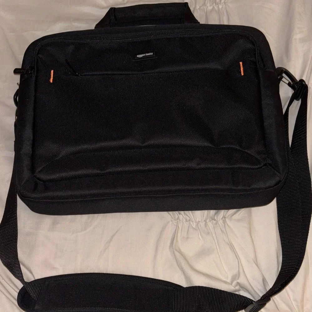 Amazon Basics Black Laptop Bag